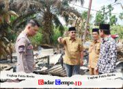 Bupati Anwar Sadat Tinjau Lokasi Kebakaran, Salurkan Bantuan untuk Warga Desa Jati Mas