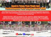 Menuju WBBM, Polres Pulang Pisau Teguhkan Komitmen Lewat Pakta Integritas