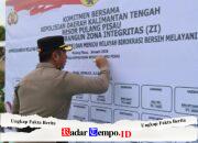 Kapolres Pulang Pisau Pimpin Penandatanganan Pakta Integritas, Targetkan WBBM