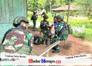 Pelayanan Kesehatan, Satgas Yonif 123/RAJAWALI ke Daerah Terpencil di Kabupaten Mappi