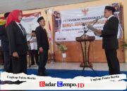 Selamat Dua Perangkat desa Karangdawa Kecamatan Margasari, di Lantik Perangkat desa Oleh Kades Karangdawa