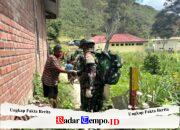 Binter Sikap Ramah Tamah, TNI Satgas Yonif 521/DY di Kampung Bolakme
