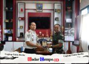 Jaga Silaturahmi Komandan Kodim 1208/Sambas Terima Kunjungan Kerja Kepala Kantor Imigrasi Kelas II TPI Kab. Sambas