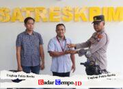 Hasil Ungkap Curanmor, Polsek Pamekasan Kembalikan Motor kepada Pemiliknya