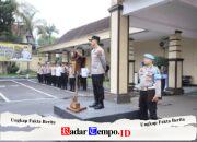 Kapolres Kediri Kota Pimpin Apel Pagi, Tekankan Kesehatan Personel dan Kesiapan Jelang Ramadan