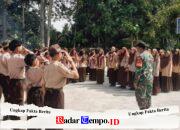 Sertu Slamet Riyadi Bina Pramuka SMPN 9 Hulu Sungai Tengah