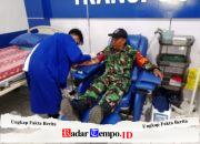 Babinsa Koramil 1002-06/Barabai Donorkan Darah untuk Warga Binaan di RSUD Damanhuri