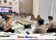 Jelang Agenda Nasional, Kapolres Pulang Pisau Matangkan Pengamanan Lewat Anev Mingguan