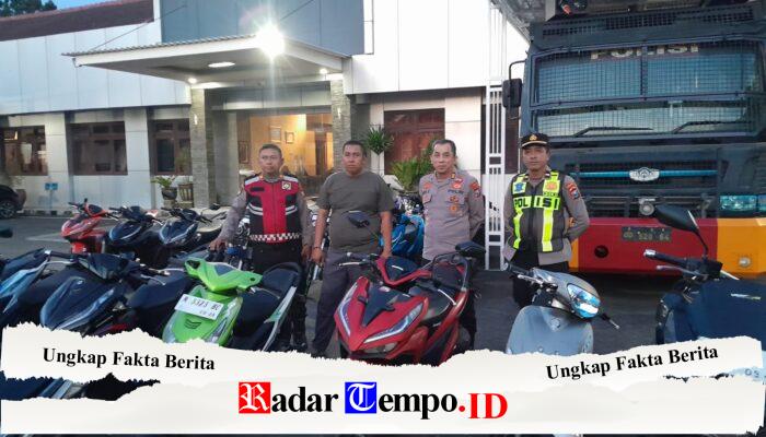 Polisi Berhasil Gagalkan Balap Liar Jl. Raya Ds. Tambung Dan Berhasil Amankan 31 Unit R2