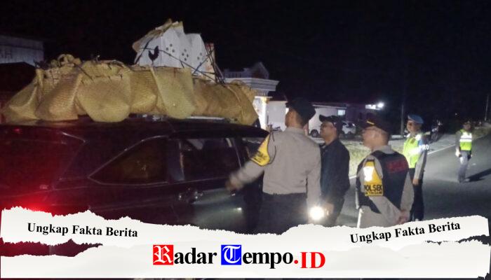 Cegah Peredaran Narkoba, Polsek Banama Tingang Intensifkan Razia Selektif Malam Hari