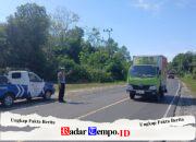 Polisi Pulang Pisau Patroli Rawan Laka, Tekan Angka Kecelakaan Lalu Lintas
