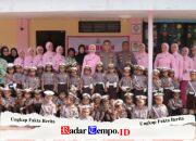 Kapolres Nganjuk dan Ketua Bhayangkari Kunjungi TK Kemala Bhayangkari Nganjuk dan Kertosono