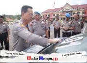 Polres Situbondo Tempel Bercode Aduan ”Polisi Nakal” di Mobil dinas