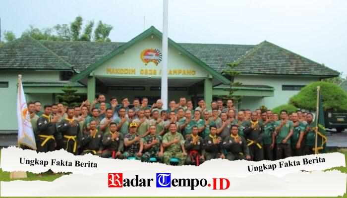 Korem 084/Bhaskara Jaya Kunjungi Kodim 0828/Sampang, Tinjau Program Pencak Silat Militer