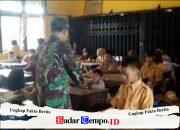 Anggota Koramil 06/Selakau Dampingi Pendistribusian Makanan Bergizi Gratis di Wilayah Binaan