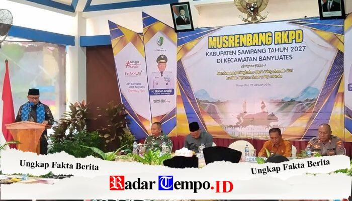 Wabup Ahmad Mahfudz, Musrenbang Banyuates Harus Berdampak Nyata