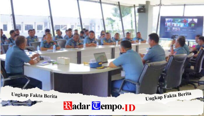 Perkuat Komando, Dankodaeral XII Berikan Pembekalan Hybrid kepada Lanal dan Posal Jajaran Kodaeral XII