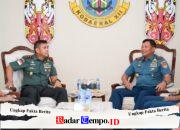 Wujud Sinergi Perkuat dan Soliditas TNI, Komandan Kodaeral XII Terima Kunjungan Pangdam XII/Tanjungpura