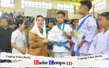 Arena GOR Sasana Adhi Karsa Memanas, Ribuan Karateka Adu Prestasi di Piala Bupati