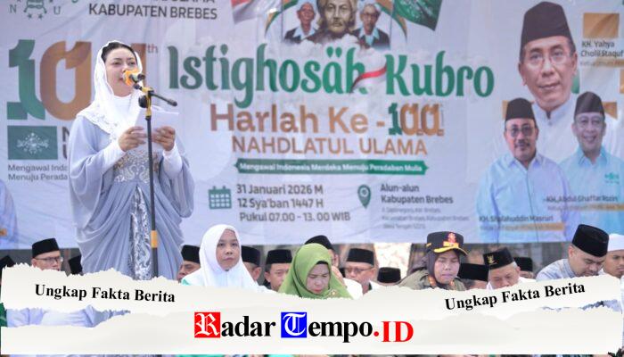 NU dan Santri Perkuat Spirit Keagamaan Brebes di Istighosah Kubro Harlah ke 100 NU