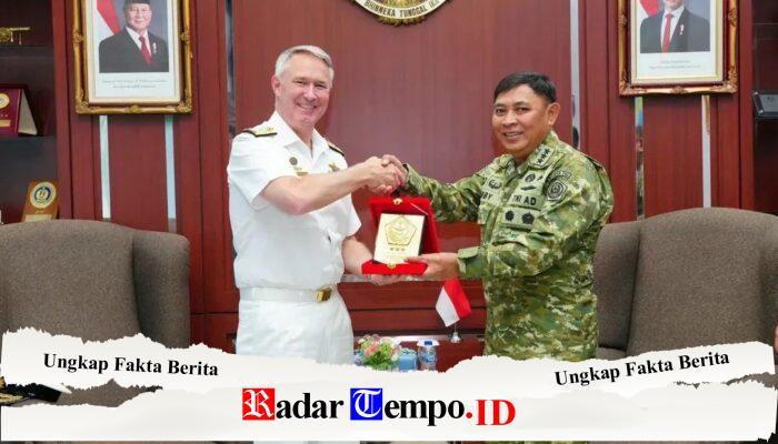 Asops Panglima TNI Terima Courtesy Call Kepala Operasi Gabungan Australia