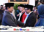 Presiden Prabowo Lantik Juda Agung sebagai Wakil Menteri Keuangan