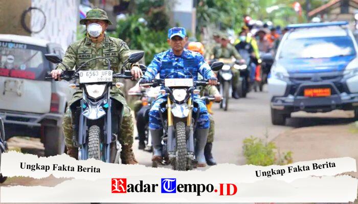 Panglima TNI Tinjau Lokasi Longsor Cisarua