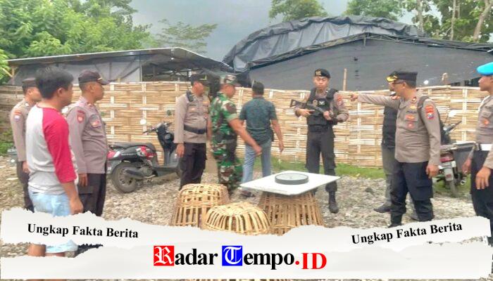 Polsek Ngunut Polres Tulungagung, Tertibkan Arena Judi Sabung Ayam diwilayah Desa Selorejo