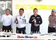 Polres Pamekasan Sita Ratusan Miras, Kasatreskrim Minta Masyarakat Melaporkan Melalui Call Center Polri 110.