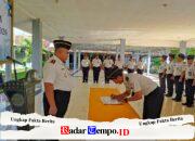 Lapas kelas 2A Warung Kiara MenggelarApel pagi, Penandatanganan Pembangunan Zona Integritas Tahun 2026