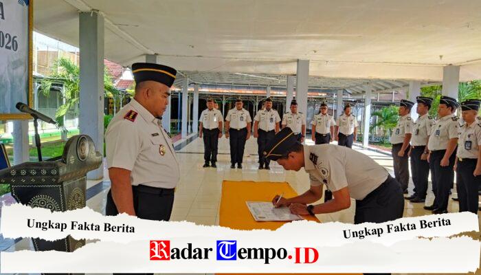 Lapas kelas 2A Warung Kiara MenggelarApel pagi, Penandatanganan Pembangunan Zona Integritas Tahun 2026