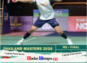 Kejuaraan Thailand Master 2026, Asal Madura Sampang Sang Juara Pertama Bulutangkis Indonesia