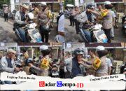 SATLANTAS POLRES TEGAL LANGSUNG GELAR PEMBINAAN HUMANIS DALAM OPERASI KESELAMATAN CANDI 2026