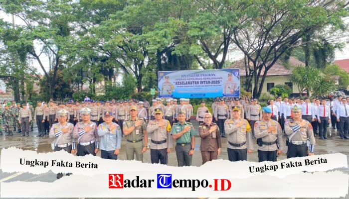 Personel Kodim 1009/Tla Mengikuti Apel Gelar Pasukan Operasi Kepolisian Keselamatan Intan 2026