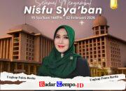 Ning Lia Ajak Umat Islam Jadikan Nisfu Sya’ban Momentum Persiapan Menyambut Ramadhan