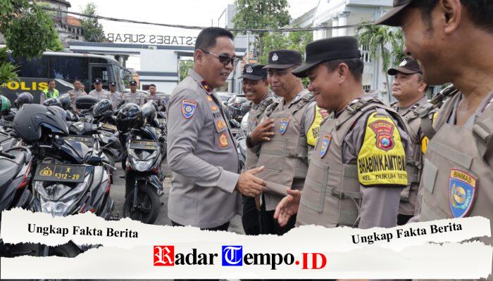 Humanis Tegas, Brigjen Rudy Tinjau Personel Bhabinkamtibmas di Mapolrestabes Surabaya