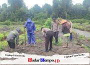 Wujud Sinergi Polsek Jabiren Raya dan Warga Sakakajang Perkuat Ketahanan Pangan