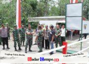 Monitoring Dan Evaluasi Aster Kasdam V/Brawijaya, Tinjau Jembatan Perintis Garuda Di Wilayah Kodim 0808/Blitar