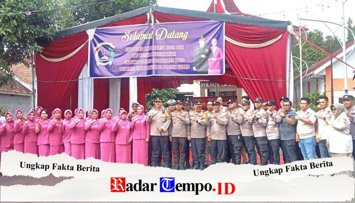 Kapolresta Mojokerto Kota Kunjungi Polsek Gedeg, Perkuat Keharmonisan dan Sinergitas Jajaran