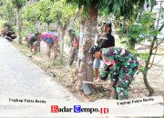 Wujudkan Lingkungan Asri, Babinsa Pakunden Ajak Warga Gotong Royong Dalam Jumat Bersih