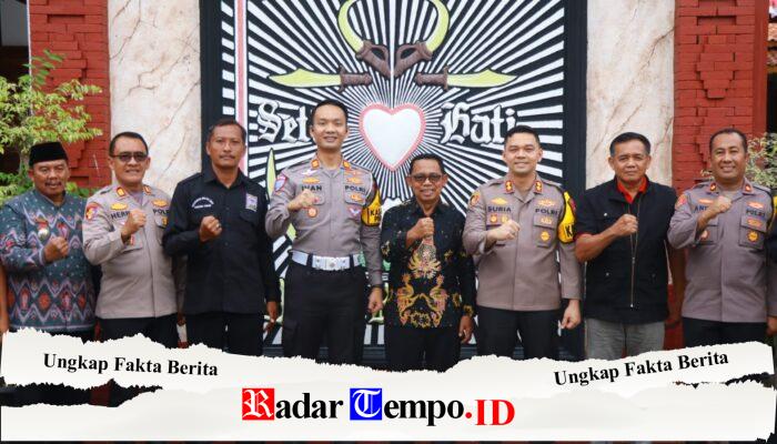 Silaturahmi Kapolres ke Ketua PSHT Cabang Nganjuk Pusat Madiun, Bahas Strategi Pengamanan Parluh 2026