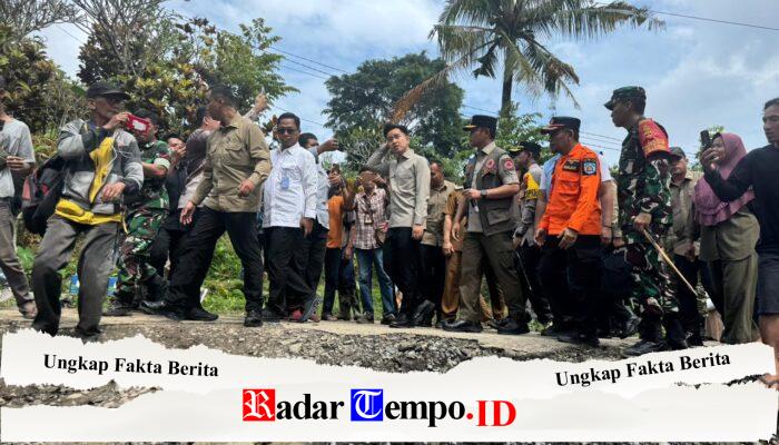 Tinjau Lokasi Bencana Tanah Bergerak di Tegal, Wapres Pastikan Keselamatan Warga