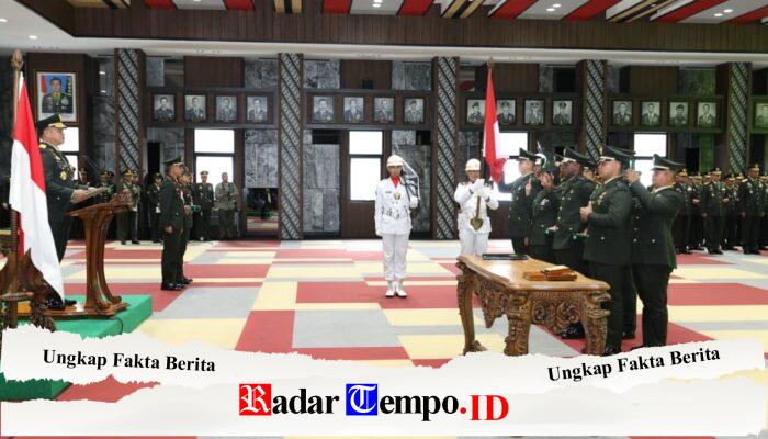Kasad Lantik 20 Perwira, Khusus TNI AD Berprestasi di Bidang Olahraga