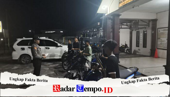 Sambut Ramadhan, Polsek Banama Tingang Razia Knalpot Brong dalam Ops Keselamatan Telabang 2026