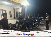 Razia Malam Hari, Polsek Banama Tingang Tindak Pengguna Knalpot Brong