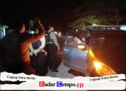 Tak Beri Ruang Pelaku Kejahatan, Polsek Banama Tingang Razia Kendaraan Hingga Larut Malam