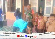 Babinsa Sampang Dampingi Pendistribusian MBG di SDN Gunung Sekar