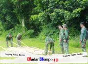 Kodim 1008/Tabalong Matangkan Persiapan Pembukaan TMMD ke-127 di Lapangan Tanta