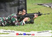 Seluruh Prajurit Ikuti Latihan Menembak Triwulan I TA 2026 di Yonif 621/Manuntung