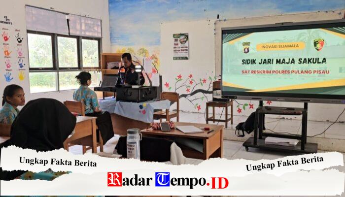 Satreskrim Polres Pulpis Luncurkan SIJAMALA, Pelayanan Rekam Sidik Jari Masuk Sekolah